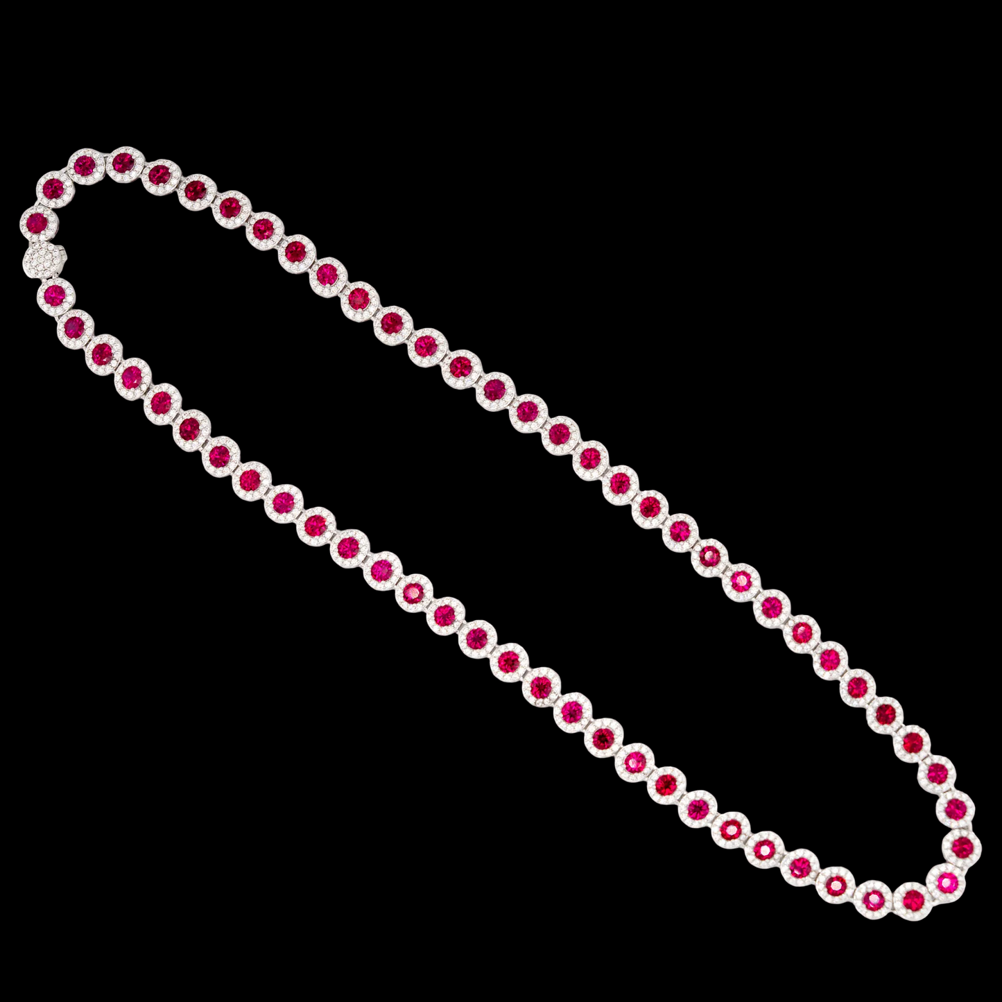 Red Tennis Necklace
