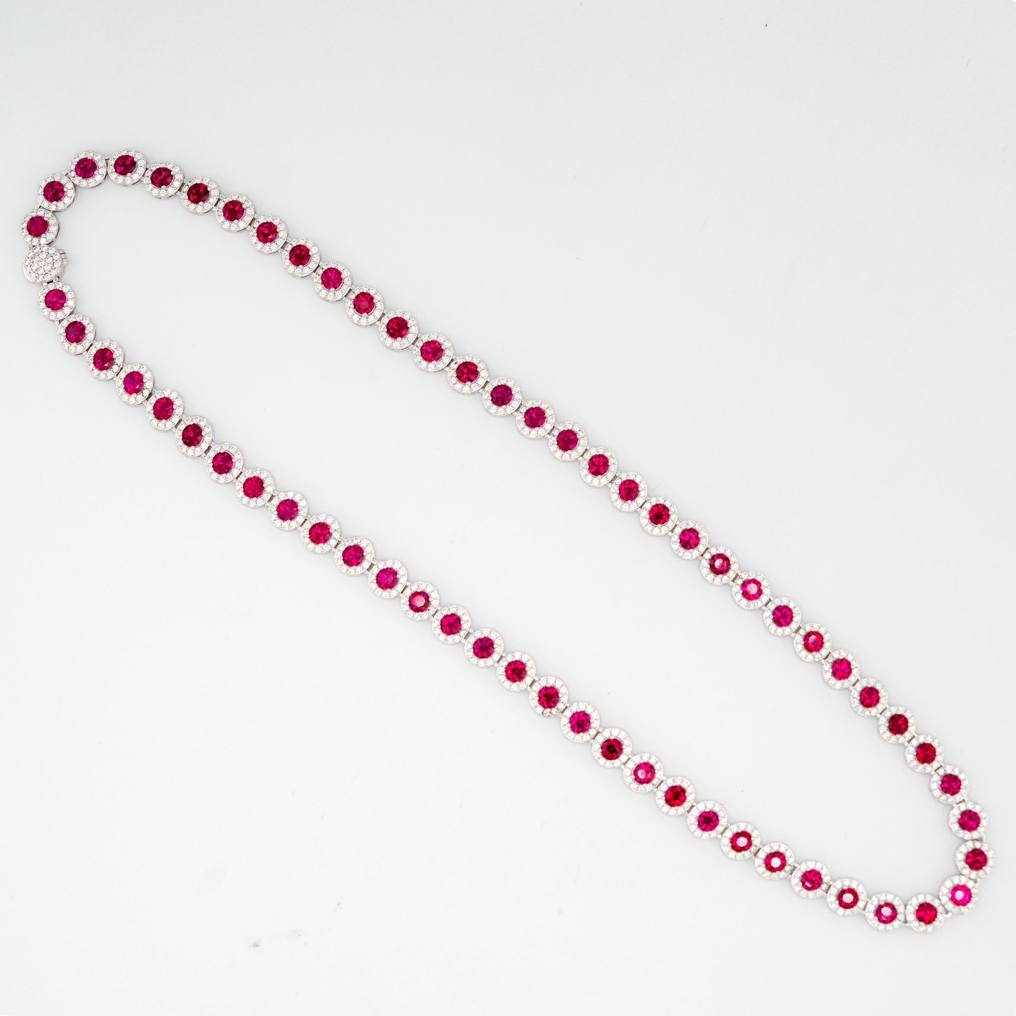 Red Tennis Necklace